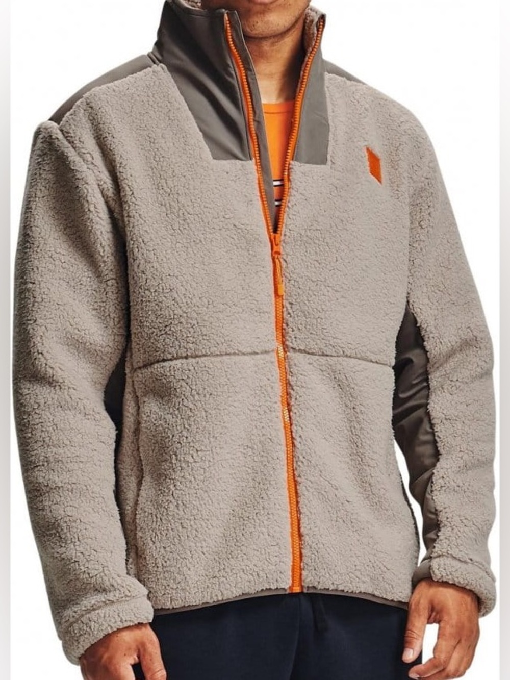 UNDER ARMOUR Men’s Legacy Sherpa Full Zip Jacket - Size SM